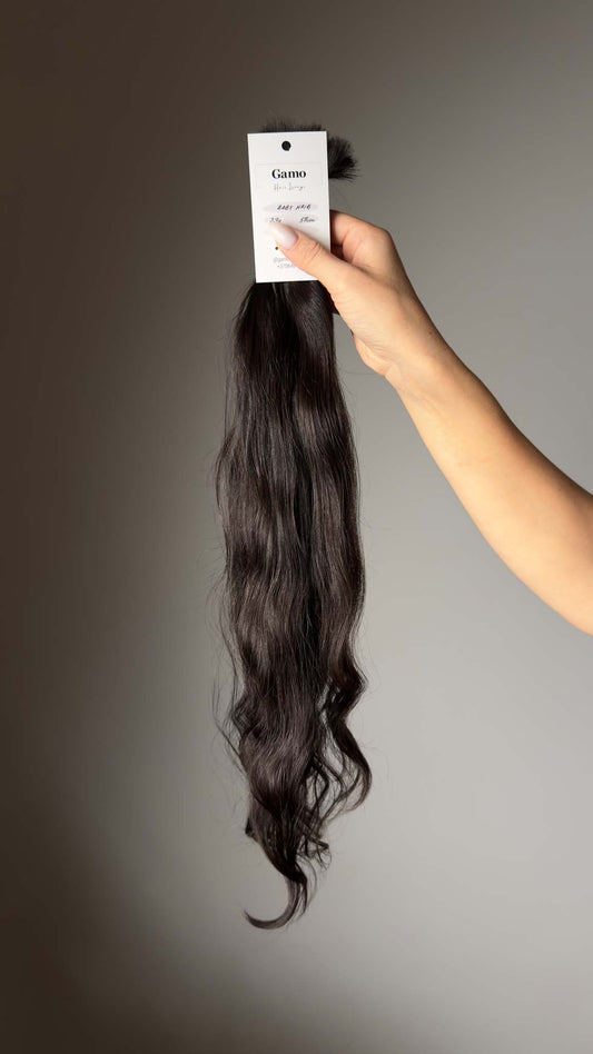 Baby hair | 55 cm | 53 g | 100% human hair (#0232)