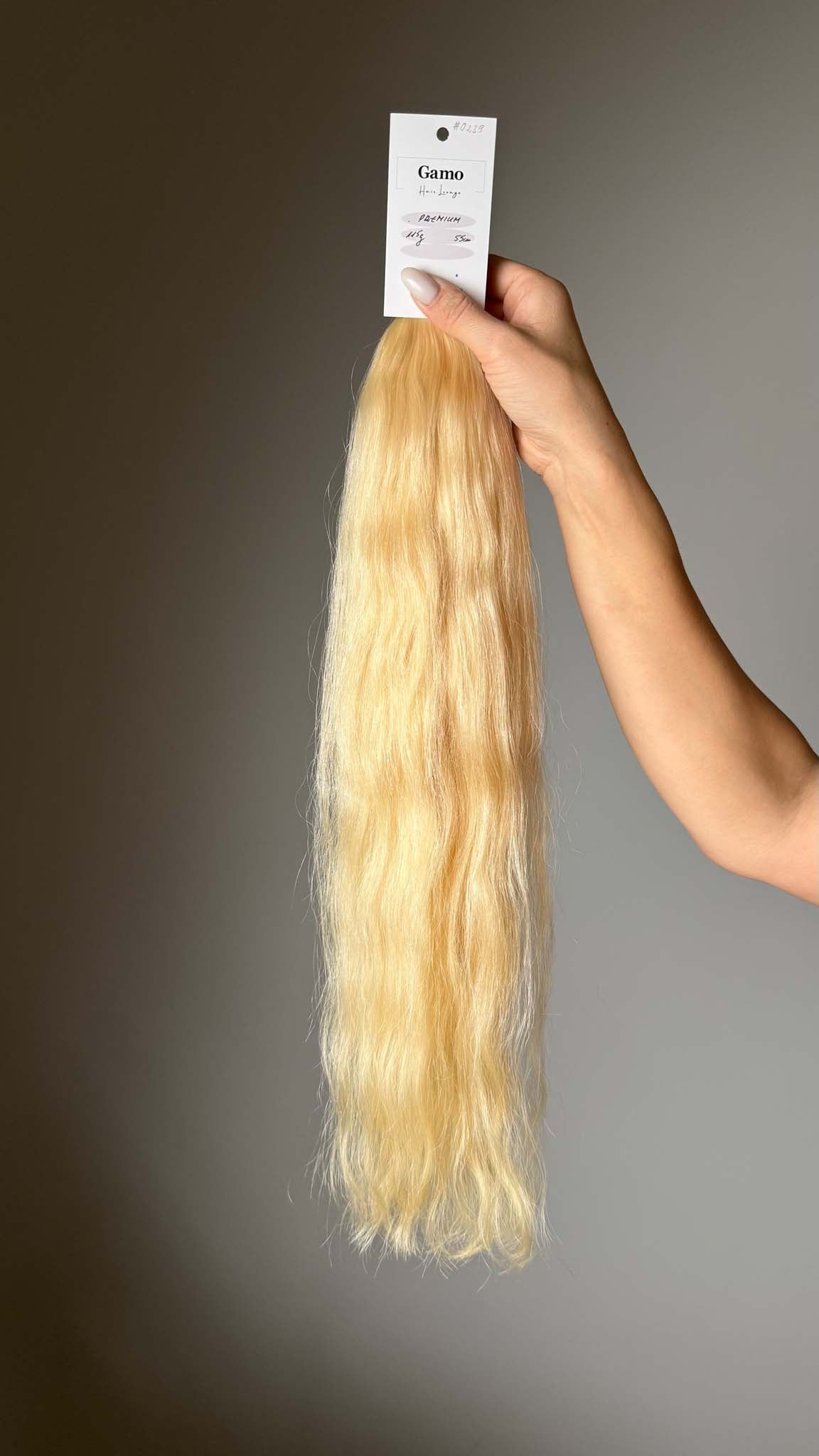 Slavic Hair | 55 cm | 102 g | 100% human hair  (#0239)
