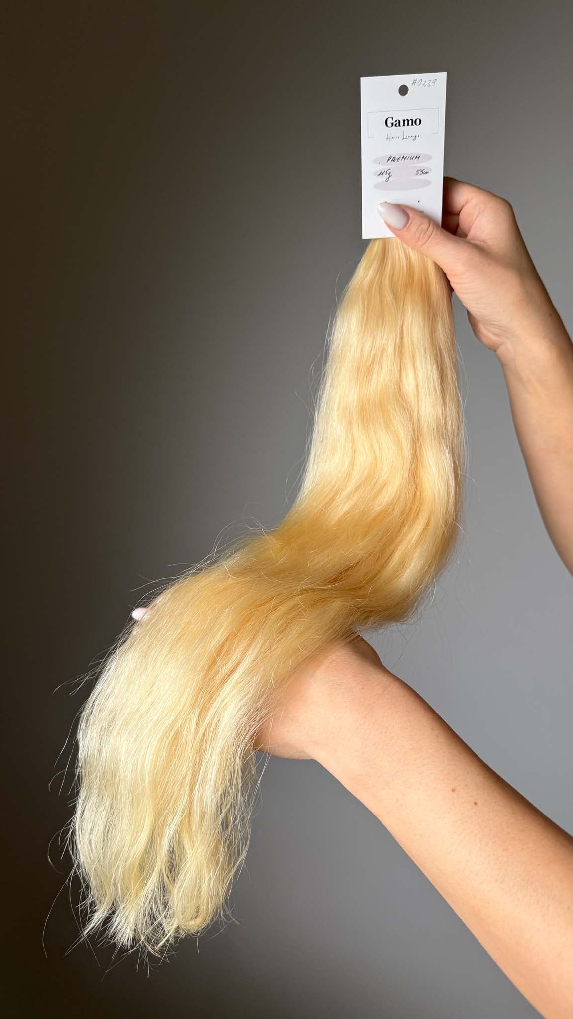 Slavic Hair | 55 cm | 102 g | 100% human hair  (#0239)